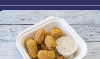 Wholetail scampi with homemade tartare sauce